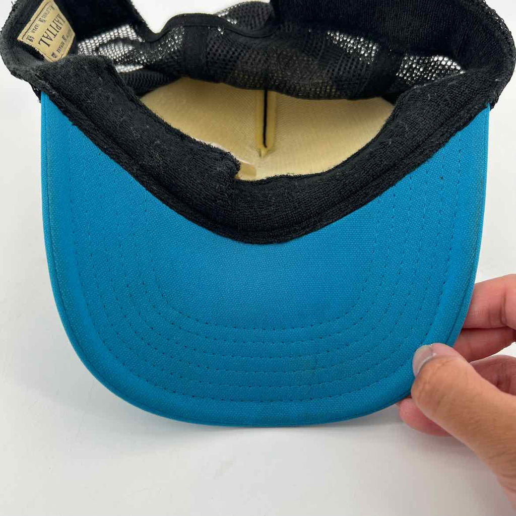 Kapital Trucker Hat "MEN LOVE CATS" Used Blue Size OS