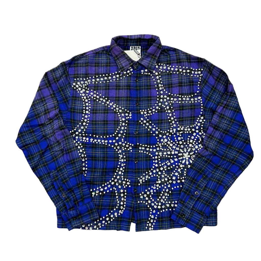 Vale Flannel "VALLEY DREAMS" Purple New Size S