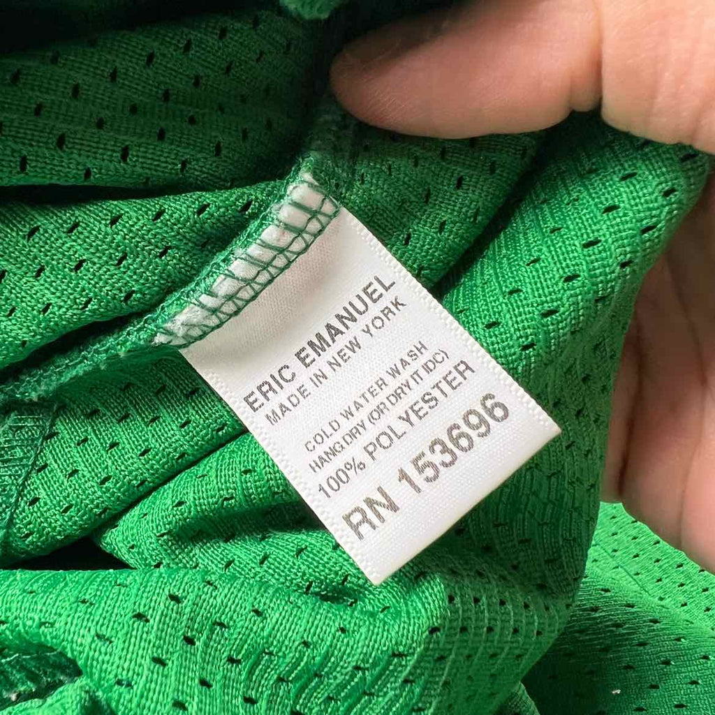 Eric Emanuel Shorts "LOGO" Green Used Size 2XL