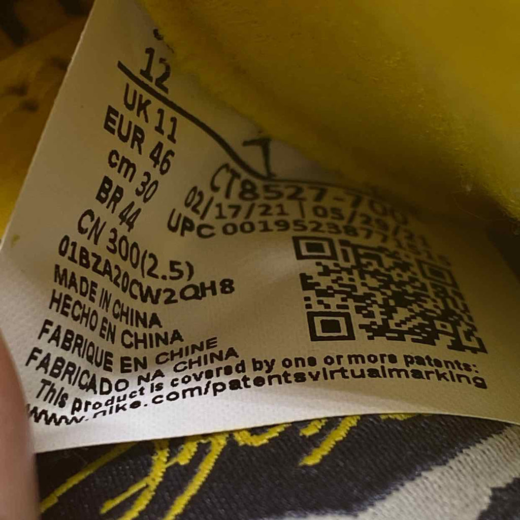 Air Jordan 4 Retro "Lightning" 2021 Used Size 12