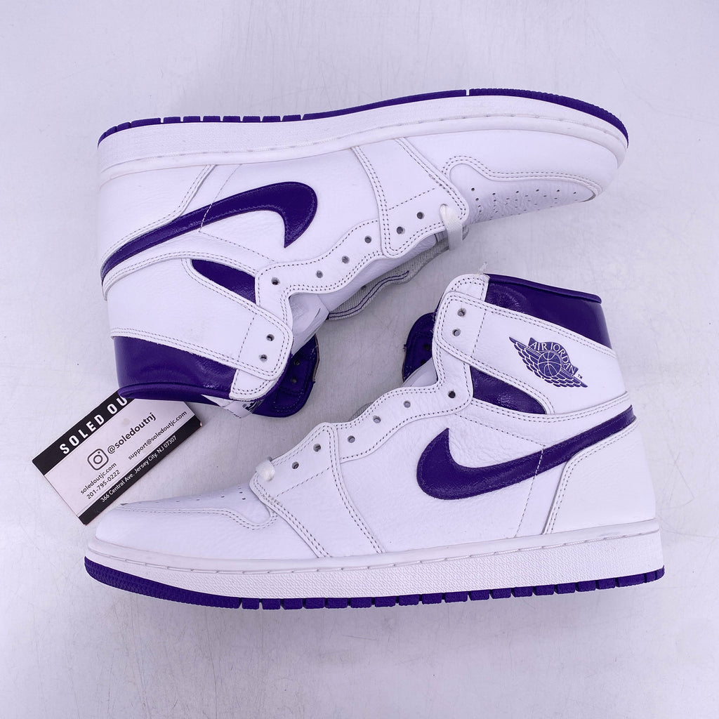 Air Jordan (W) 1 Retro High OG "Court Purple" 2021 New Size 12W