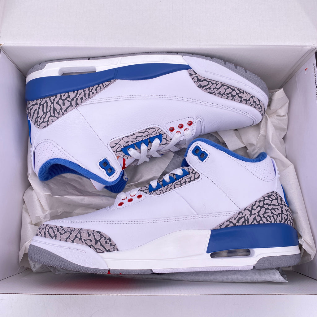 Air Jordan 3 Retro "True Blue" 2026 New Size 8.5