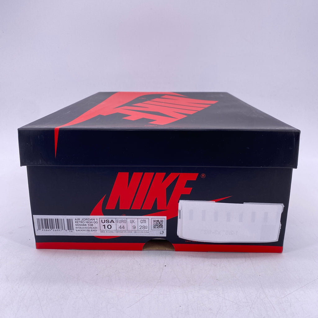 Air Jordan 1 Retro High "Bleached Coral" 2022 New Size 10
