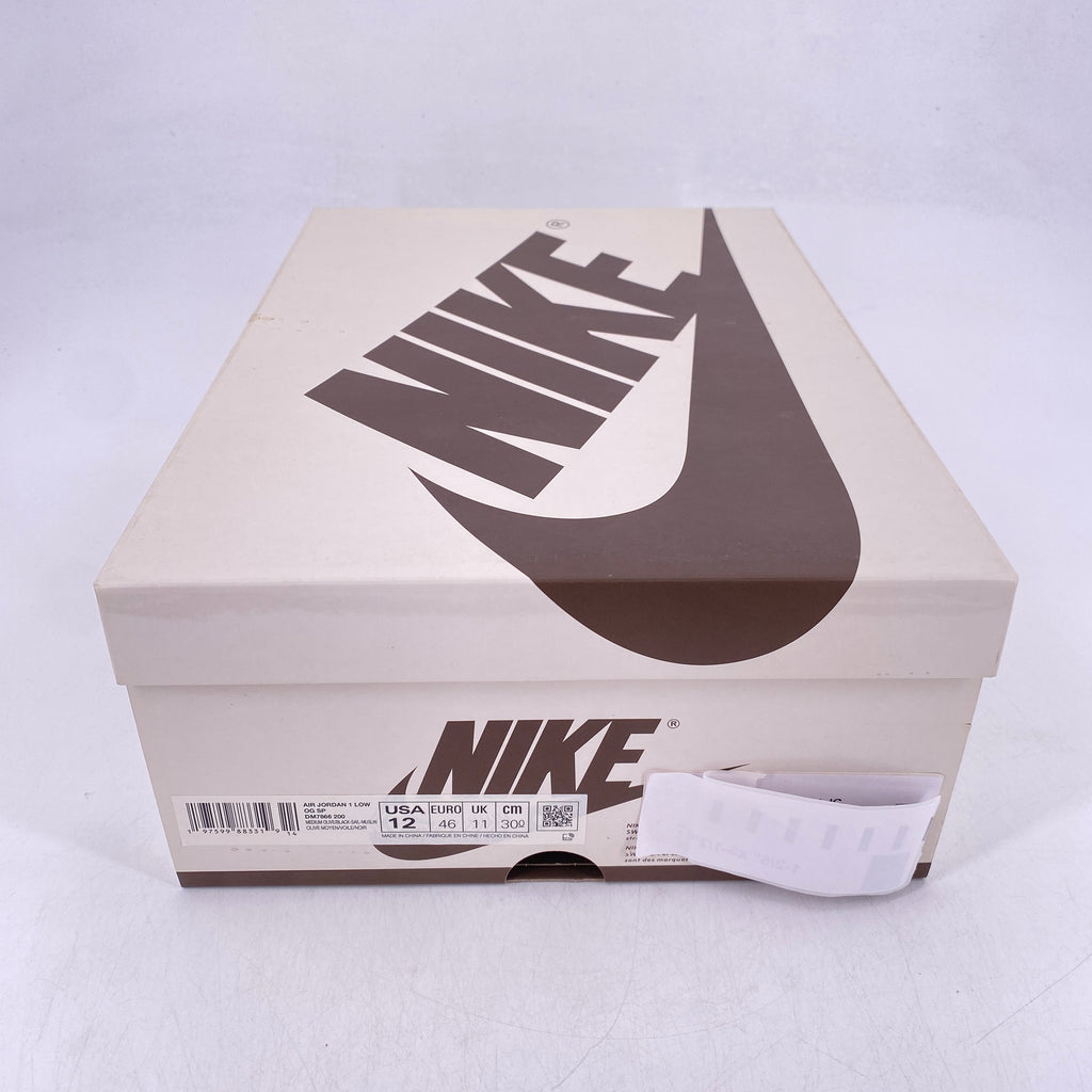 Air Jordan 1 Low OG SP "Travis Scott Medium Olive" 2024 New Size 12