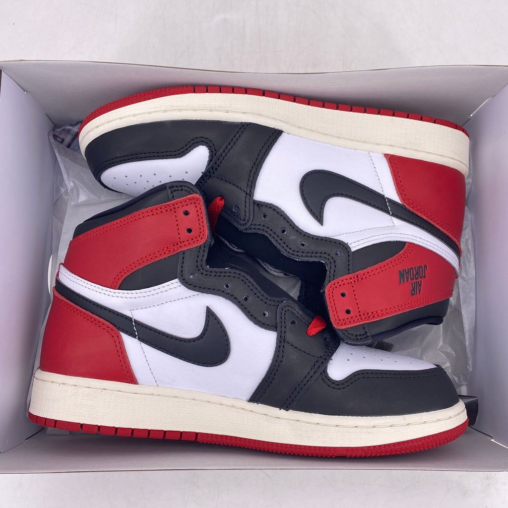 Air Jordan (GS) 1 Retro High OG "Black Toe Reimagined" 2025 New Size 6.5Y