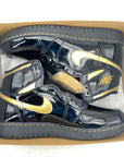 Air Jordan (GS) 1 Retro High OG "Black Metallic Gold" 2020 New Size 6.5Y