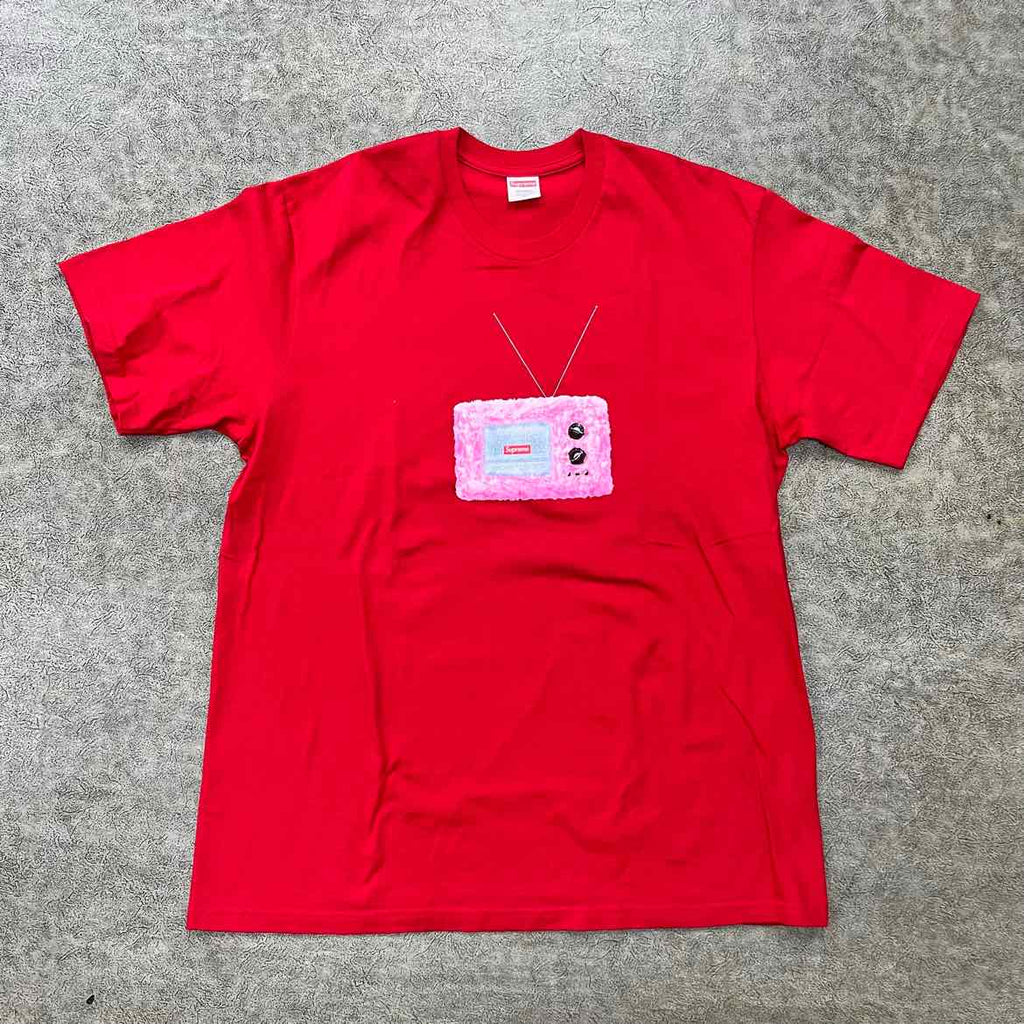 Supreme T-Shirt "TV" Red Used Size XL