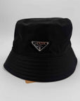 Prada Bucket Hat "RE-NYLON" Used Black Size XL