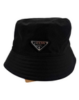 Prada Bucket Hat "RE-NYLON" Used Black Size XL