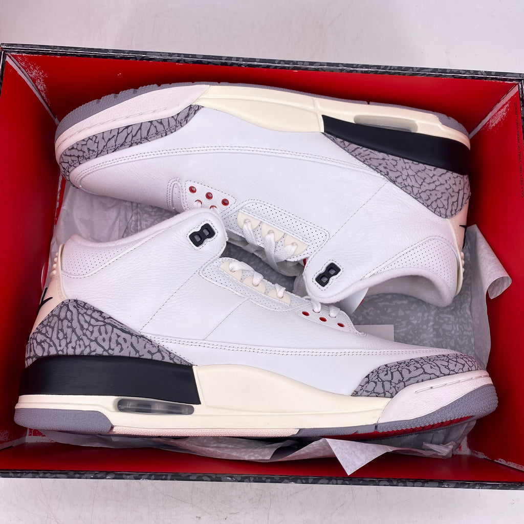 Air Jordan 3 Retro "White Cement" 2023 New Size 14