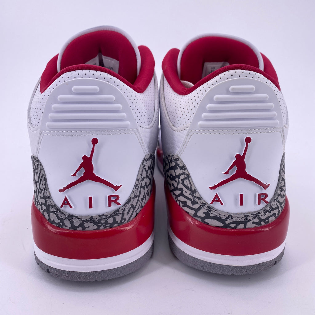 Air Jordan 3 Retro "Cardinal Red" 2022 Used Size 10