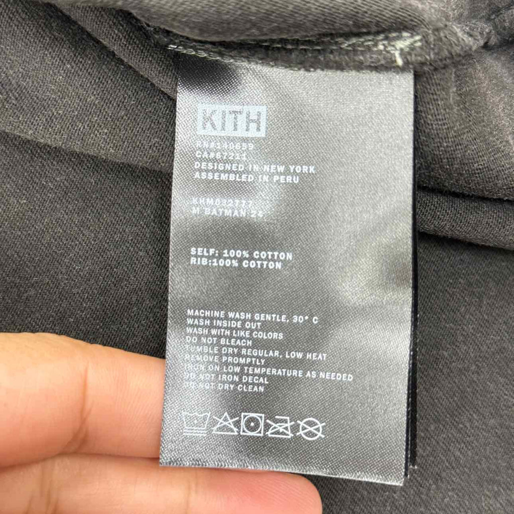 Kith T-Shirt "BATMAN FOREVER" Black New Size XL