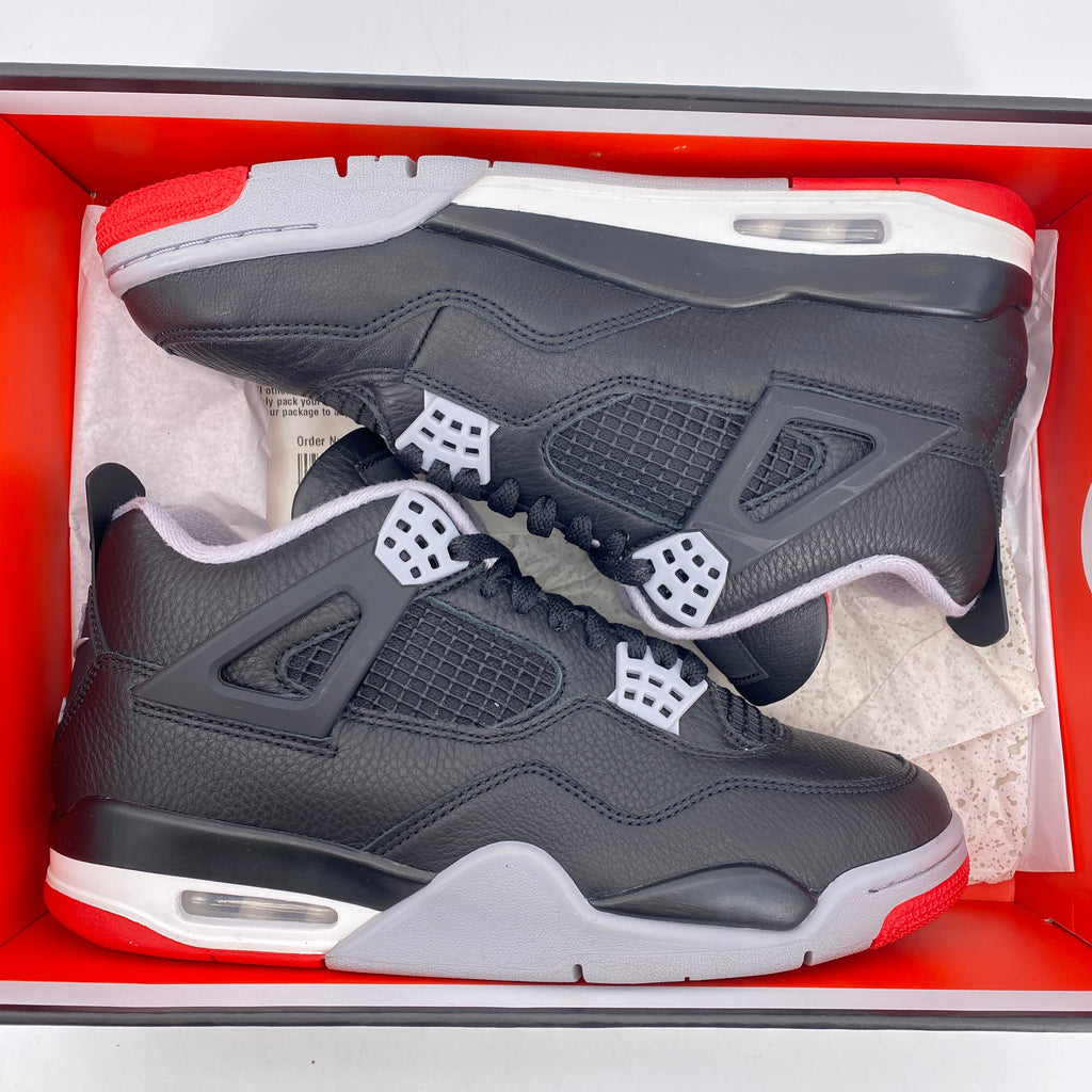 Air Jordan 4 Retro "Bred Reimagined" 2024 Used Size 8.5