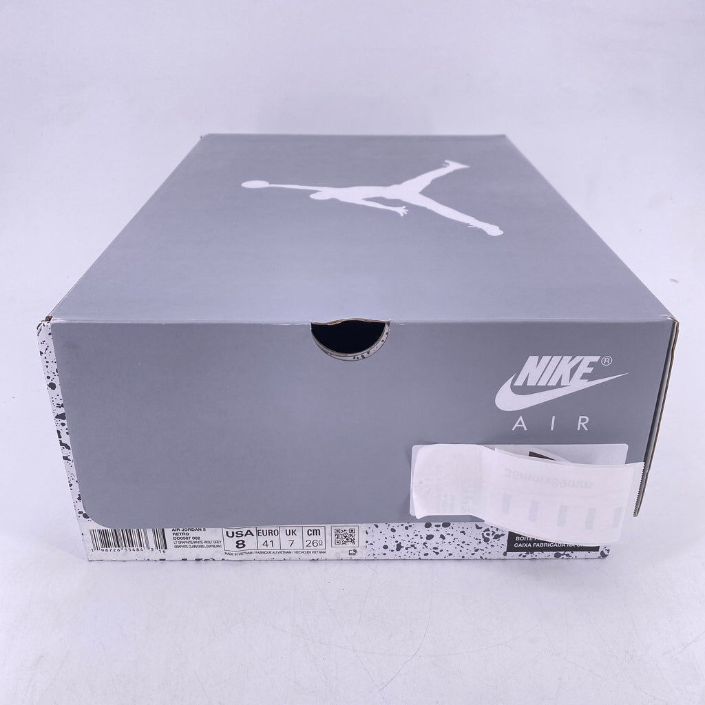 Air Jordan 5 Retro "Wolf Grey" 2026 New Size 8