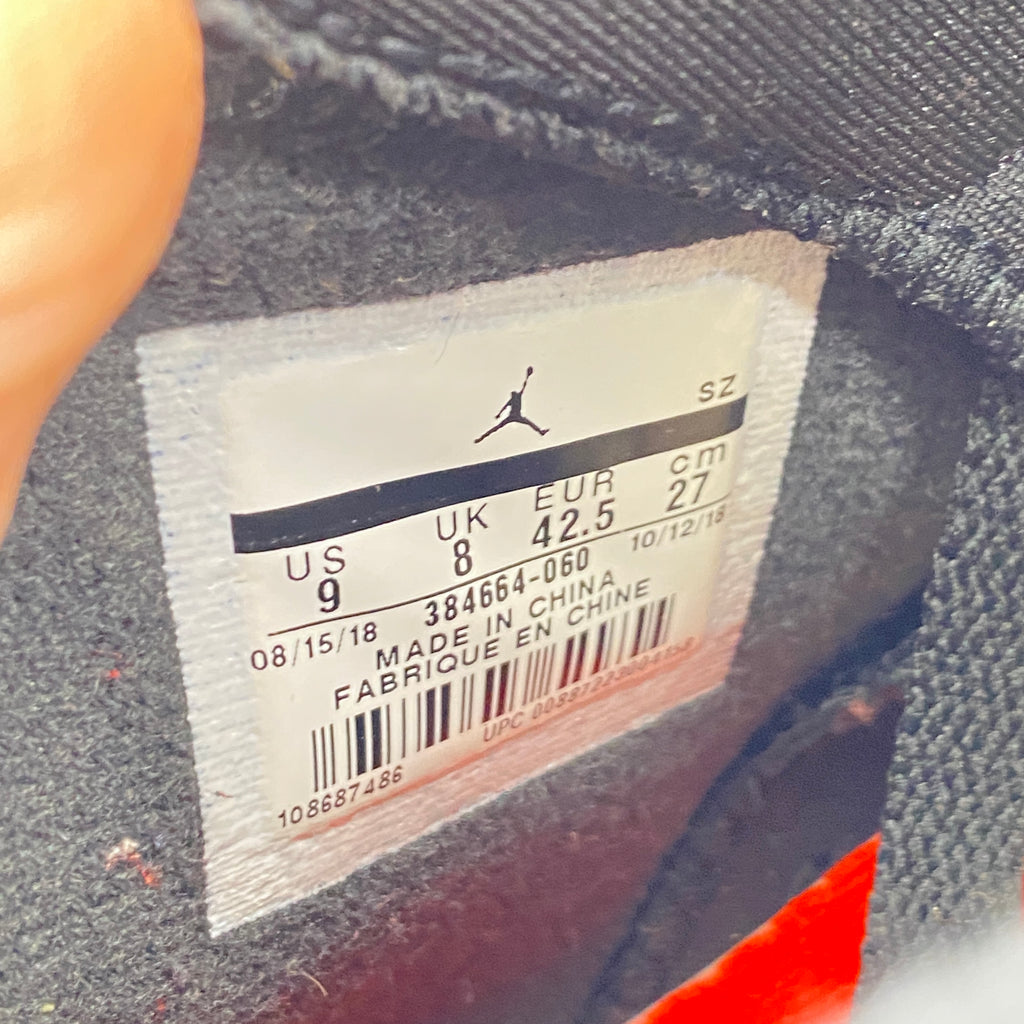 Air Jordan 6 Retro "Black Infrared" 2019 Used Size 9