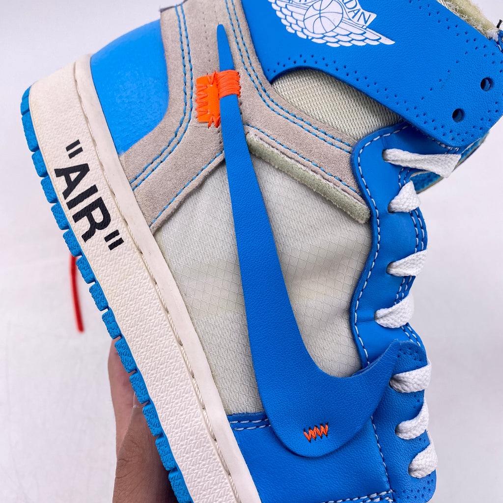 Air Jordan 1 Retro High OG "Off White Unc" 2018 New Size 8.5