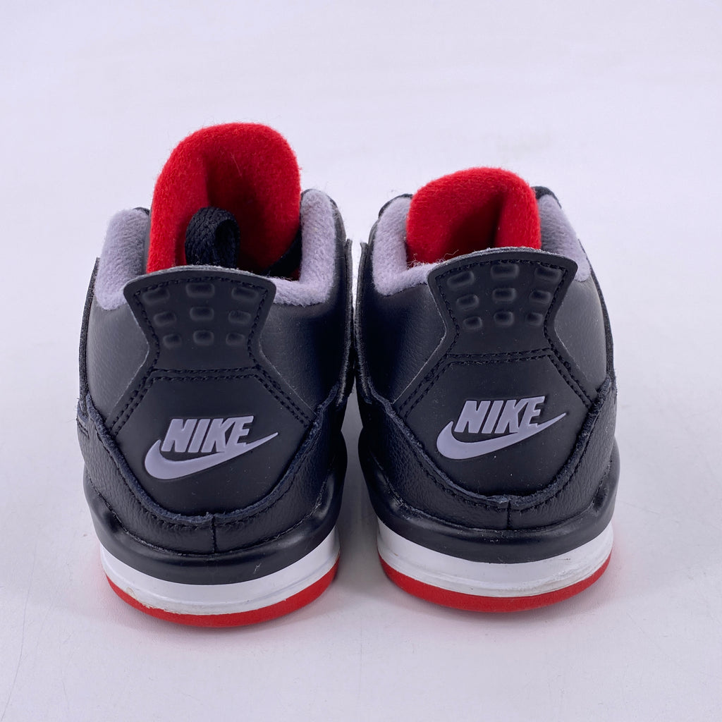 Air Jordan (TD) 4 Retro "Bred" 2024 Used Size 10c