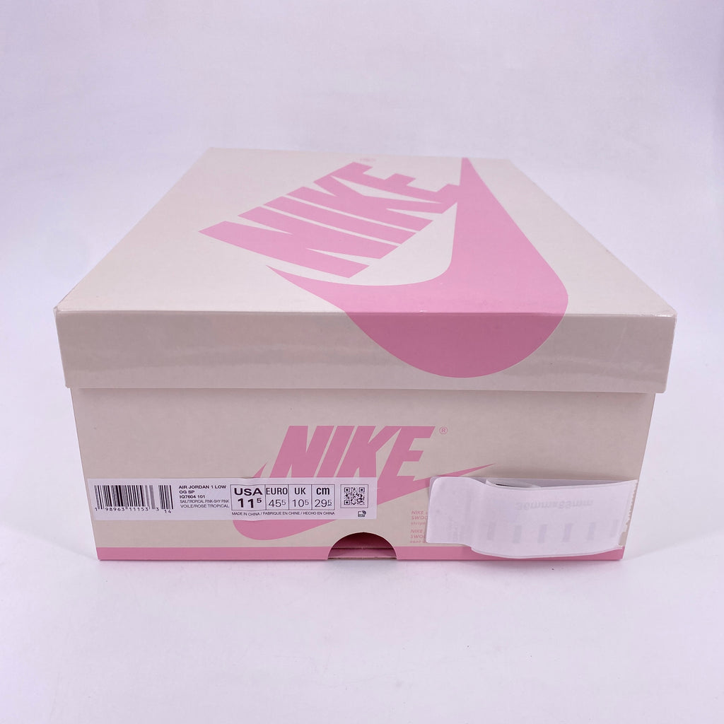 Air Jordan 1 Retro Low "Travis Scott Sail Tropical Pink" 2026 New Size 11.5