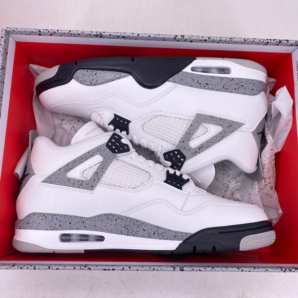 Air Jordan 4 Retro "White Cement" 2025 New Size 11