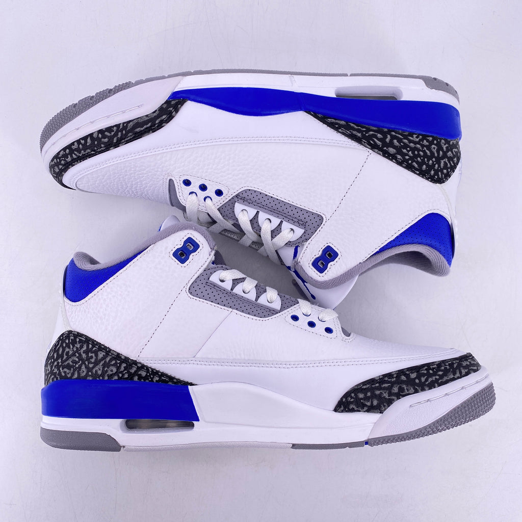 Air Jordan 3 Retro "Racer Blue" 2021 New Size 11