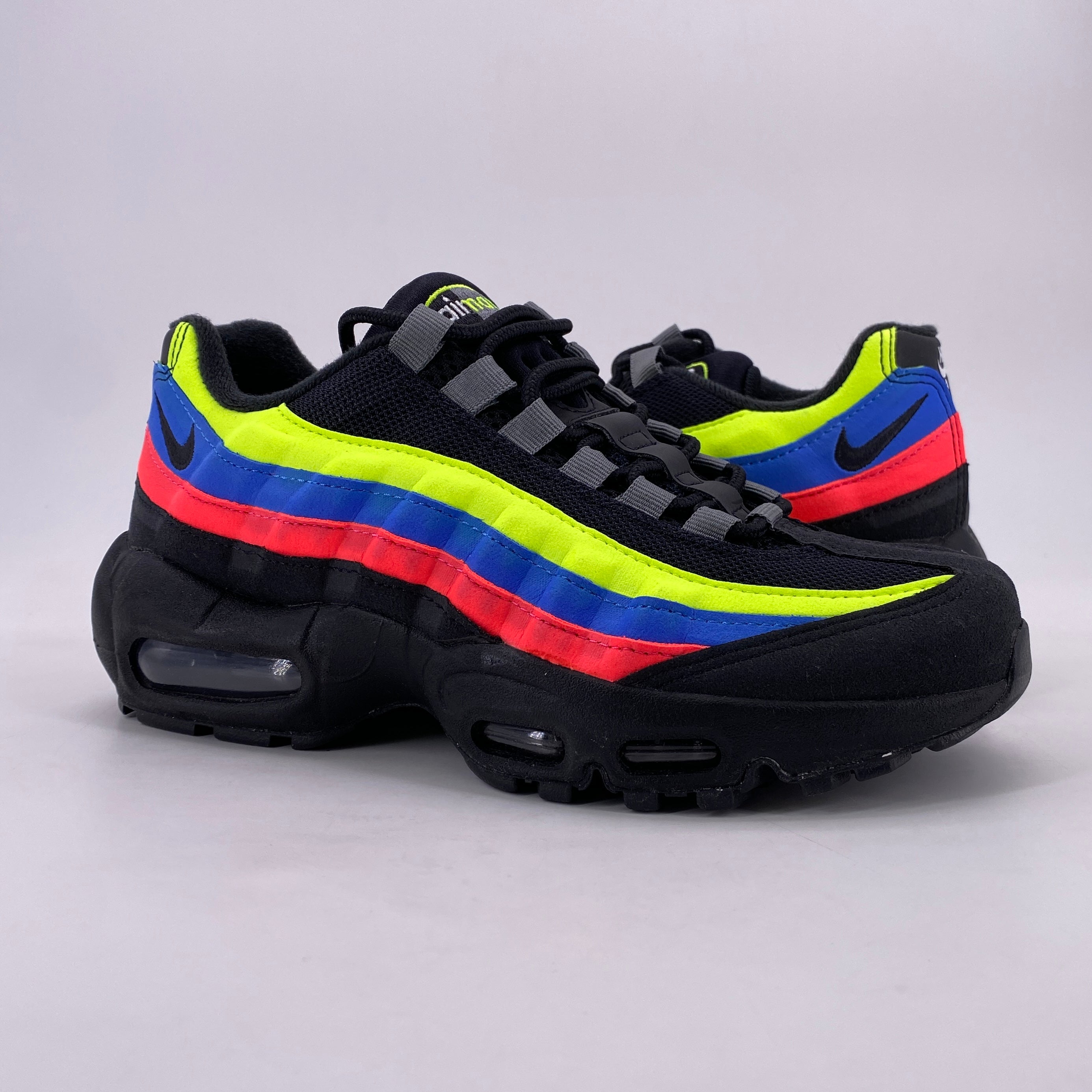 Nike (GS) Air Max 95 "Black Neon" 2022 New Size 5.5Y
