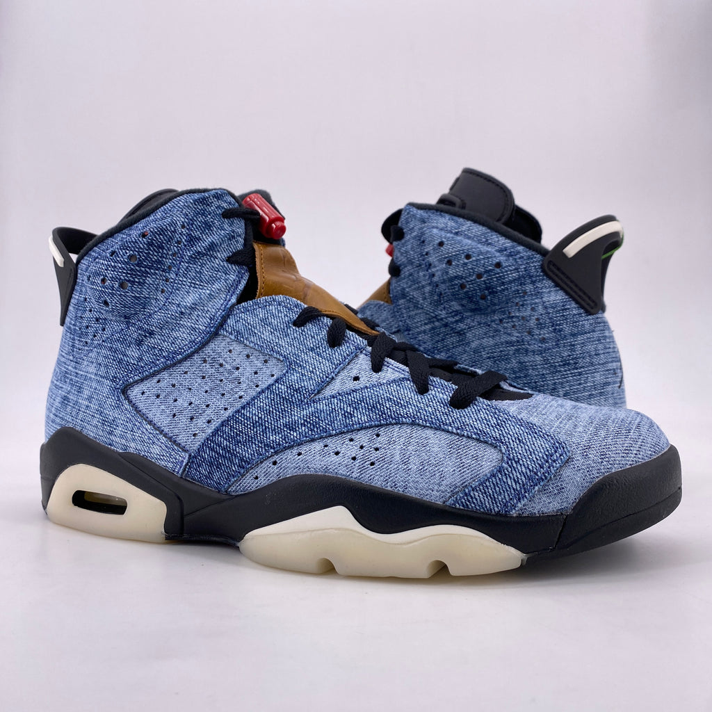 Air Jordan 6 Retro "Washed Denim" 2019 New Size 10