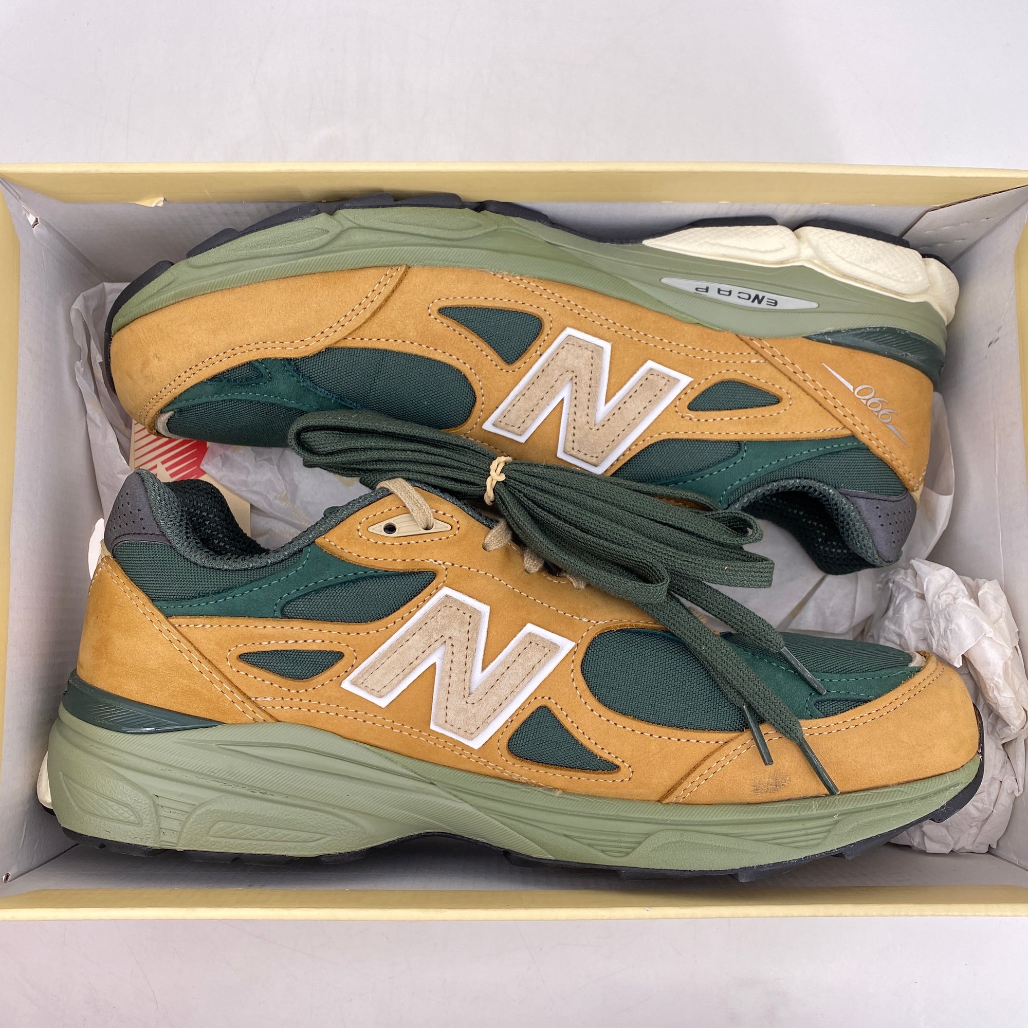 New Balance 990 &quot;Tan Green&quot; 2023 Used Size 11.5