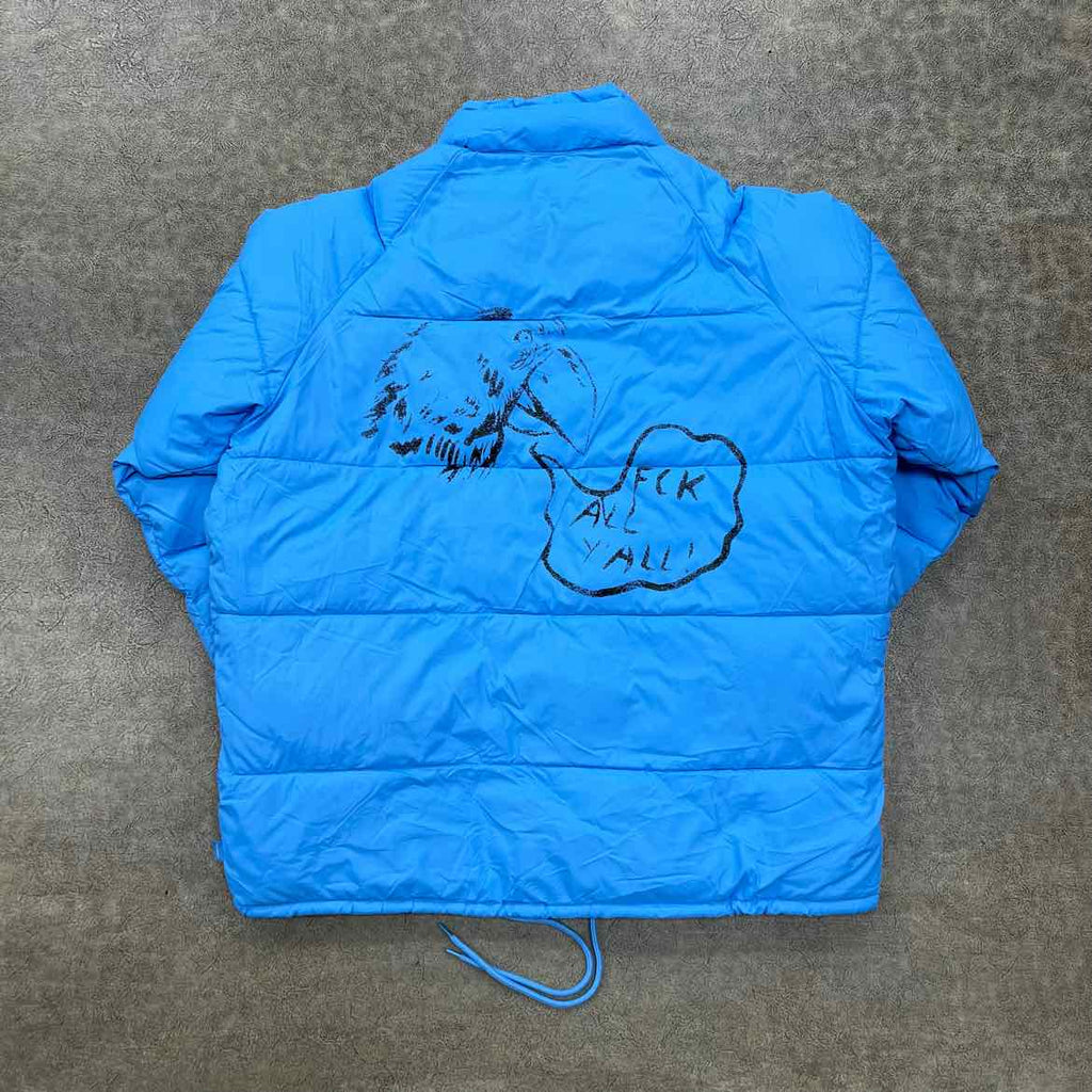 Supreme Jacket "PETTIBON MECHANICS" Light Blue Used Size L