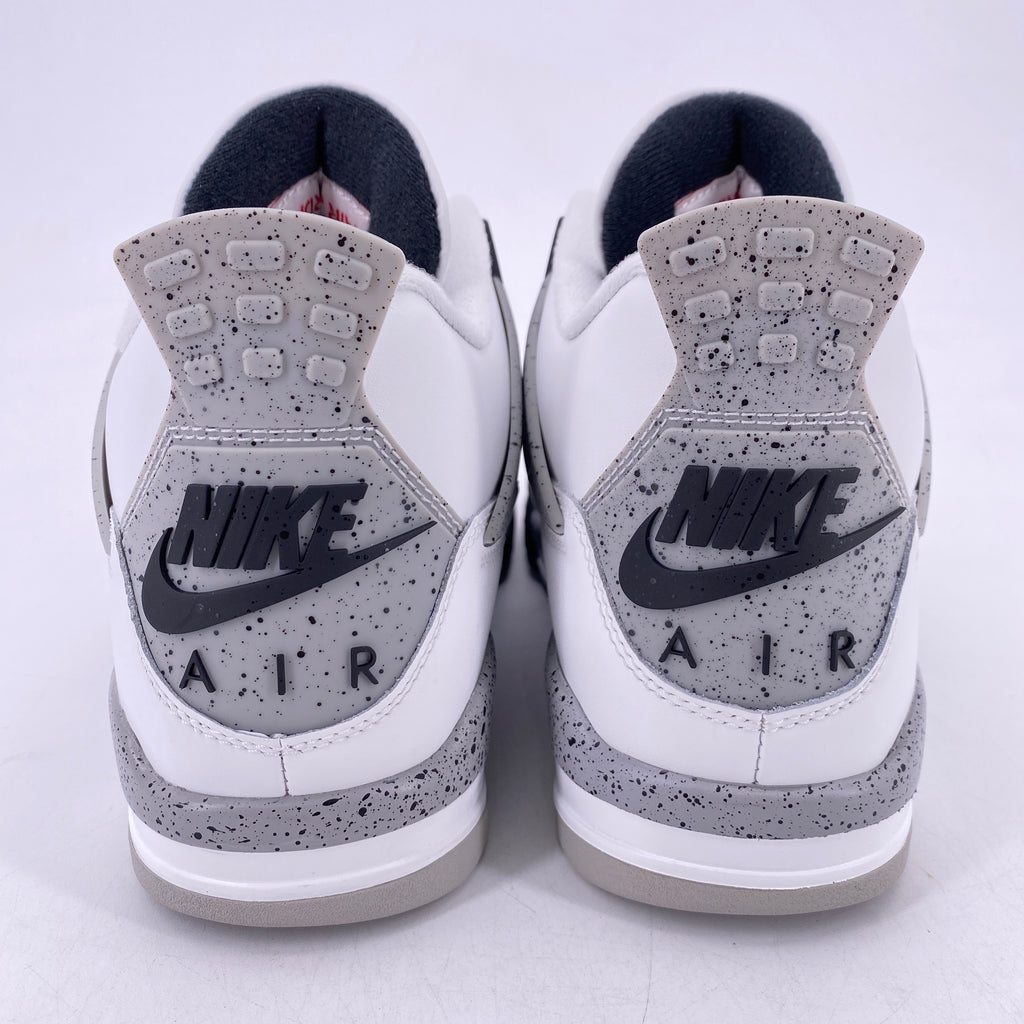 Air Jordan 4 Retro "White Cement" 2025 New Size 9
