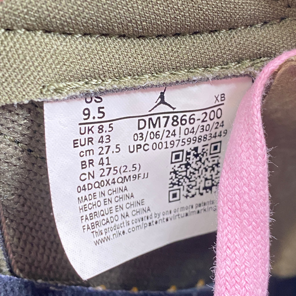 Air Jordan 1 Low OG SP "Travis Scott Medium Olive" 2024 Used Size 9.5