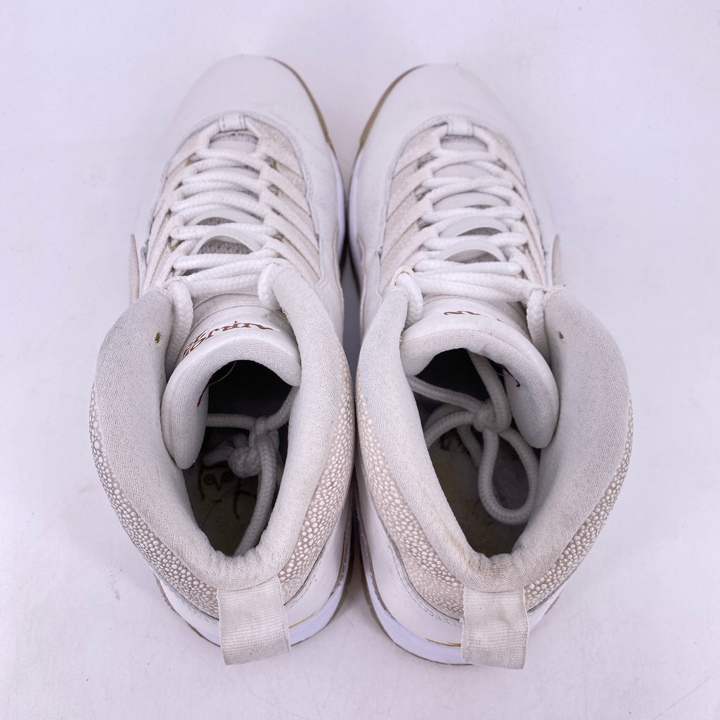 Air Jordan 10 Retro "Ovo White" 2015 Used Size 10.5