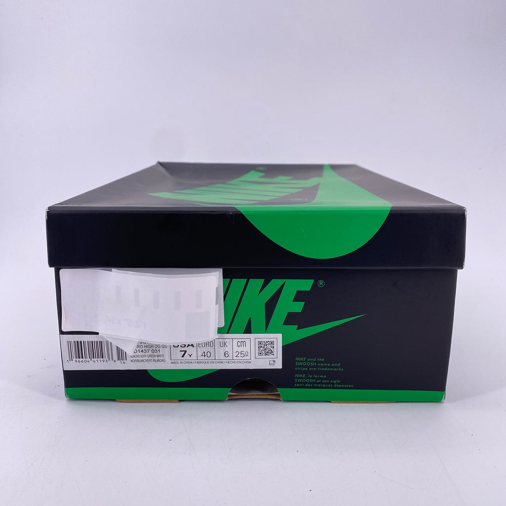 Air Jordan (GS) 1 Retro High "Lucky Green" 2023 New Size 7Y