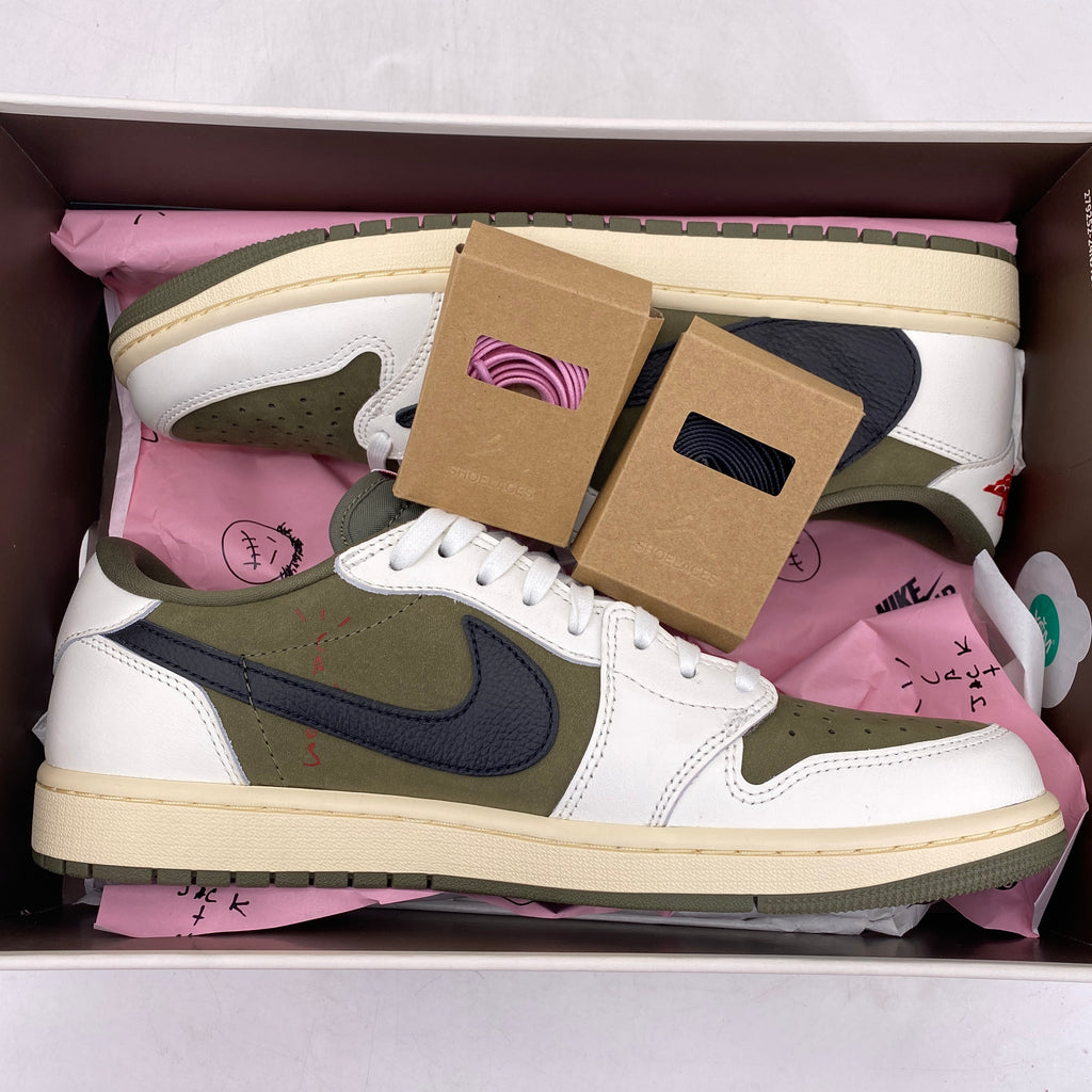 Air Jordan 1 Low OG SP "Travis Scott Medium Olive" 2024 New Size 11