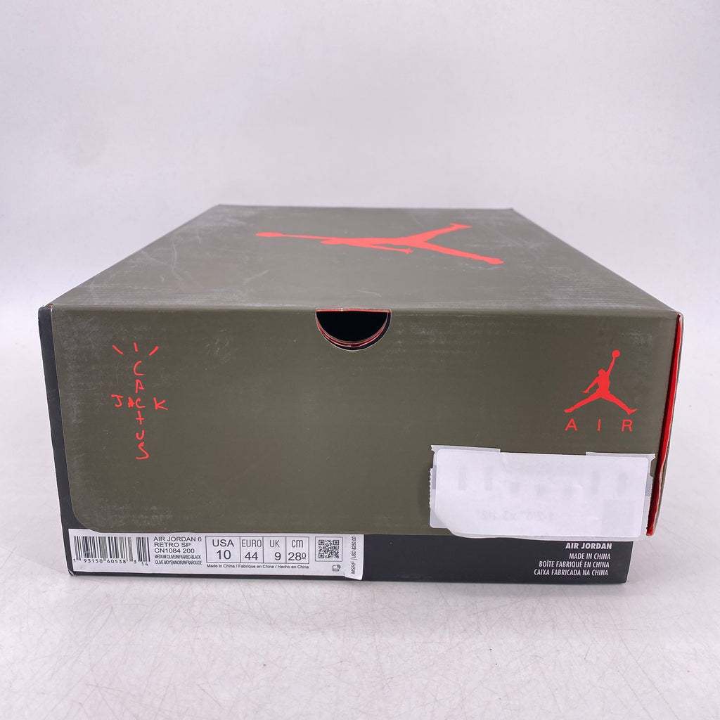 Air Jordan 6 Retro "Travis Scott" 2019 New Size 10