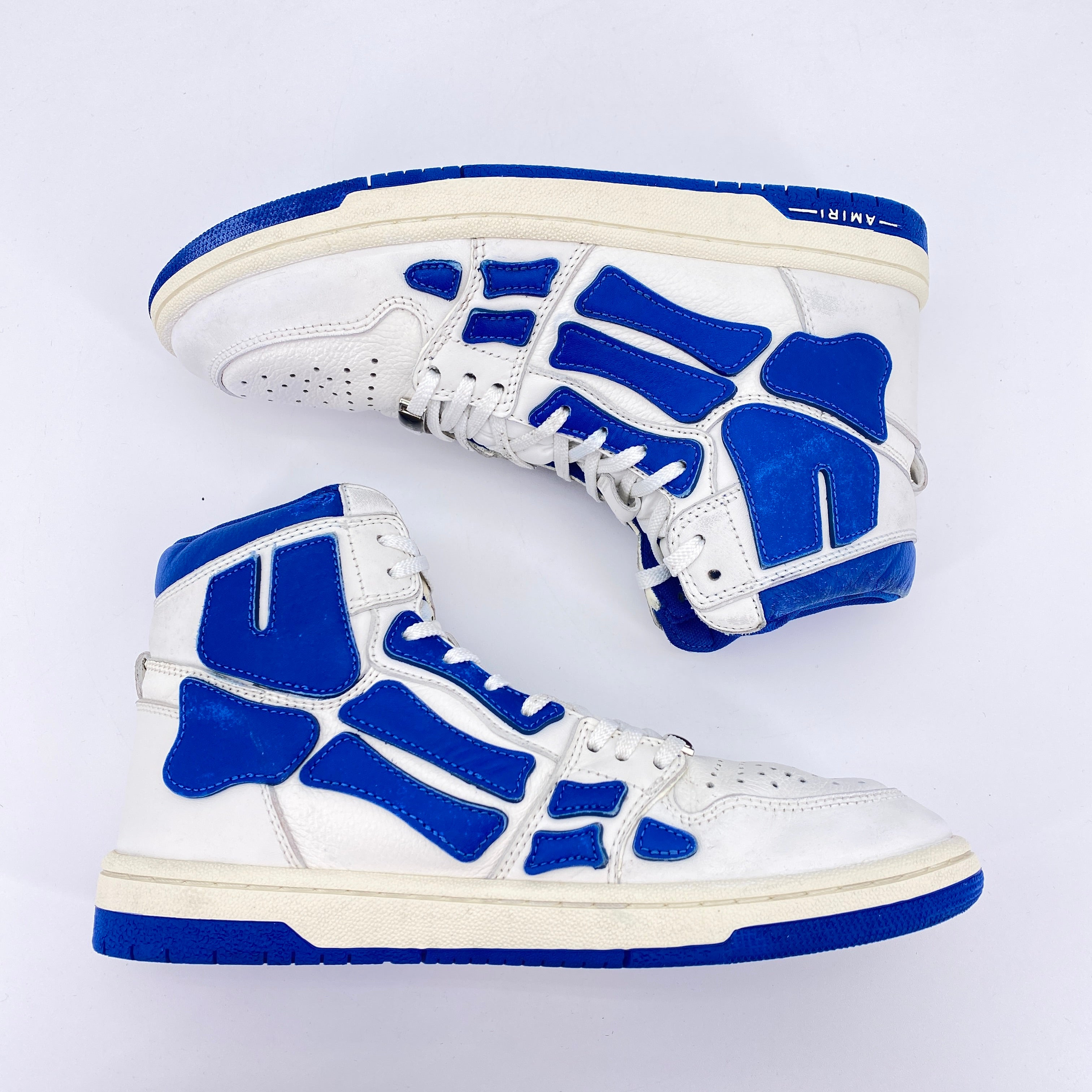 Amiri High Top &quot;Skeleton Blue&quot; N/A Used Size 40