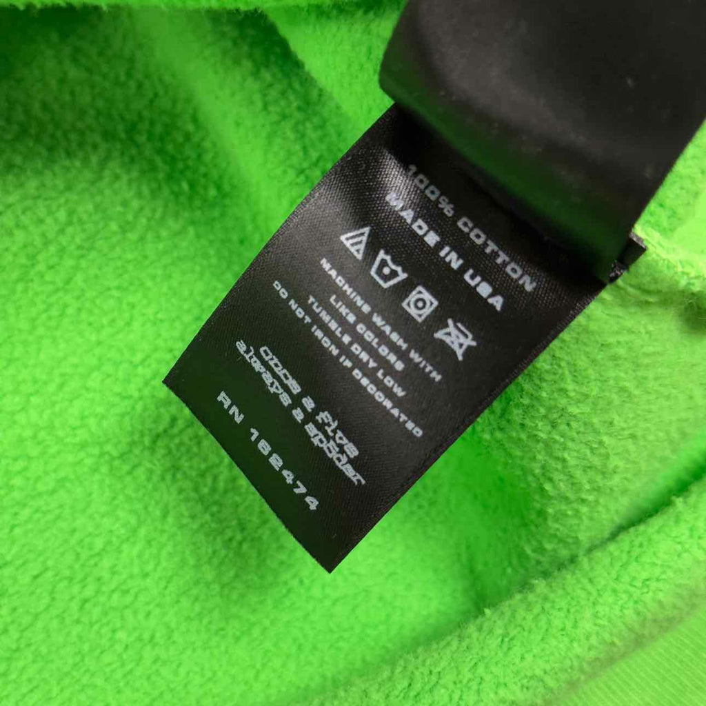 Sp5der Hoodie "LEGACY" Green New Size XL