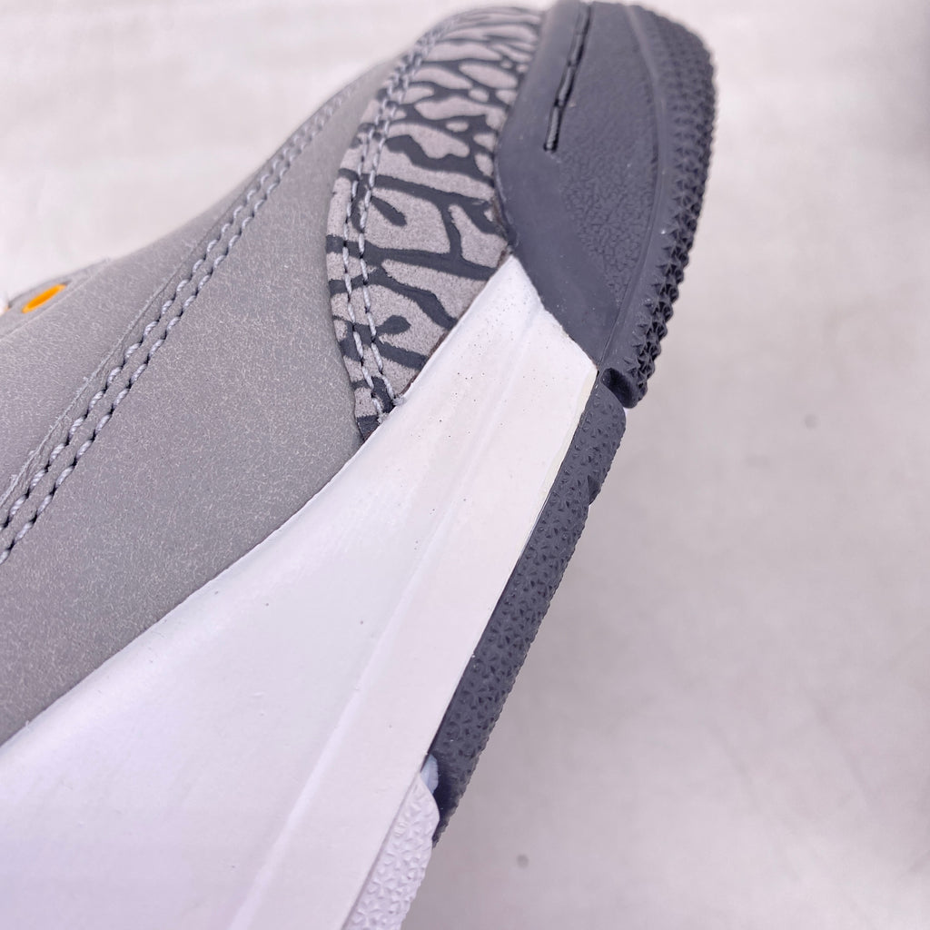 Air Jordan 3 Retro "Cool Grey" 2021 New Size 8