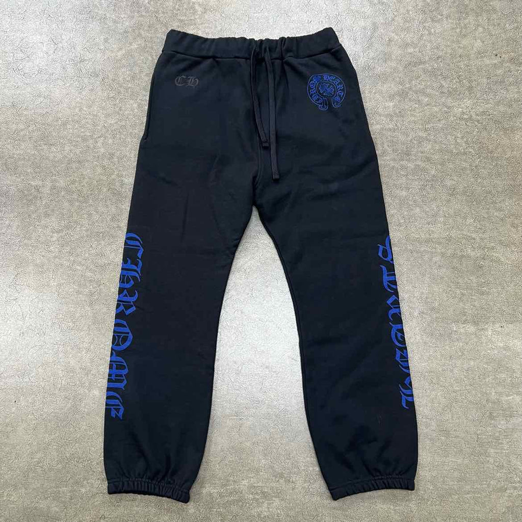Chrome Hearts Sweatpants "HORSESHOE" Blue New Size XL