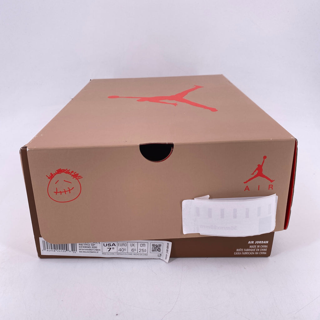Air Jordan 6 Retro "British Khaki" 2021 New Size 7.5