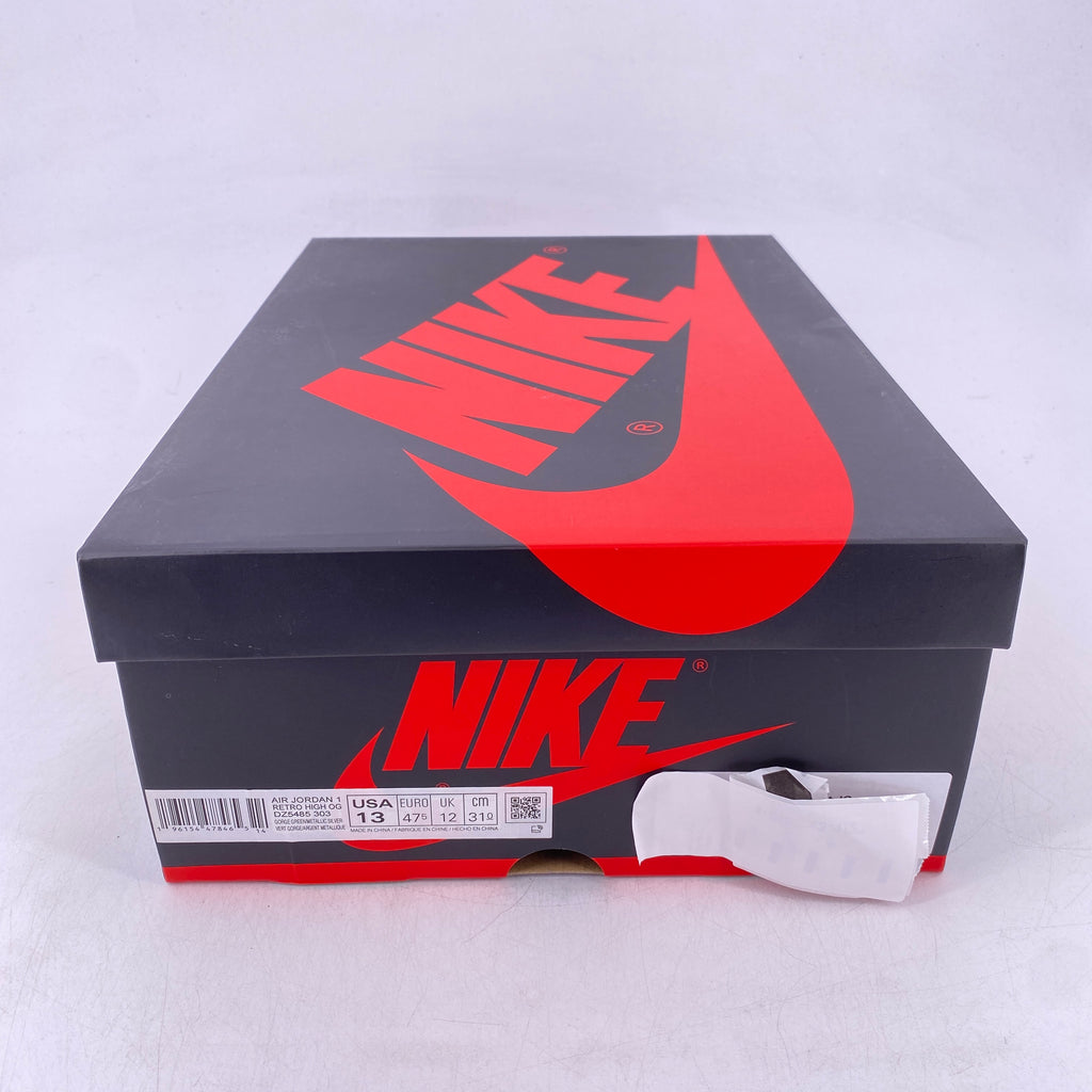 Air Jordan 1 Retro High OG "Gorge Green" 2022 New Size 13
