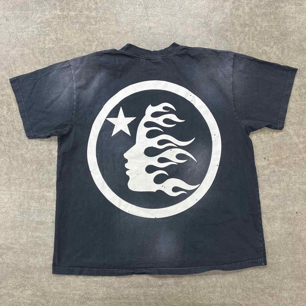 Hellstar T-Shirt "LOGO" Grey Used Size 2XL