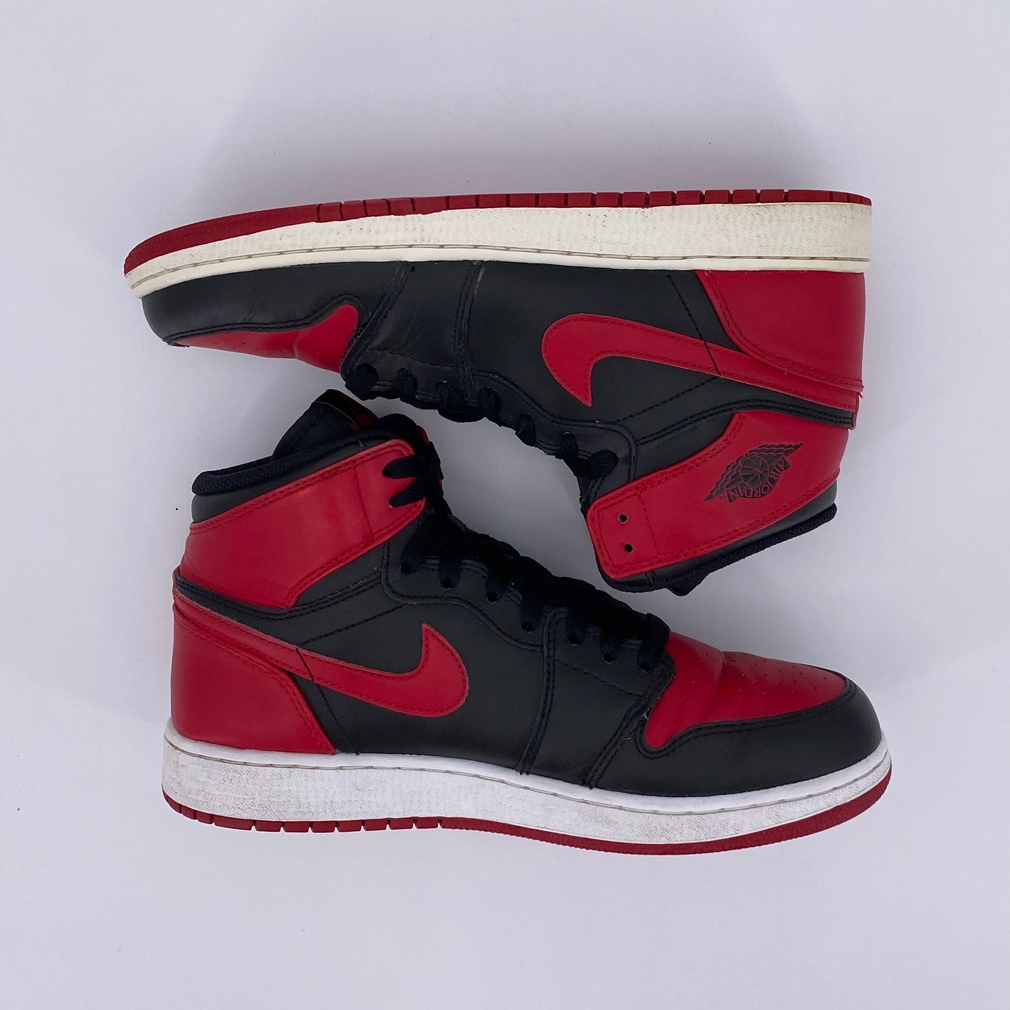 Air Jordan (GS) 1 Retro High OG &quot;Bred&quot; 2013 Used Size 7Y