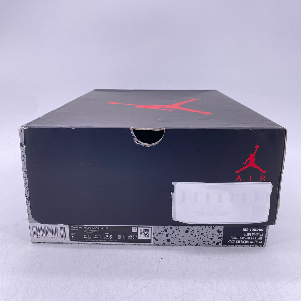 Air Jordan 6 Retro "Carmine" 2021 New Size 7