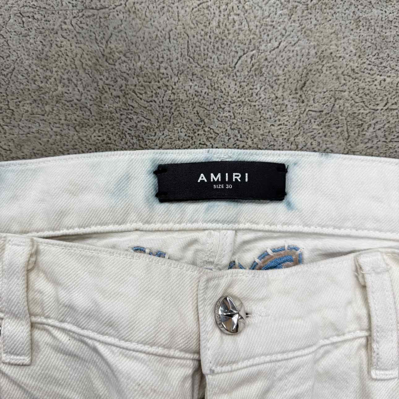 Amiri Jeans "CHEMIST" White Used Size 30