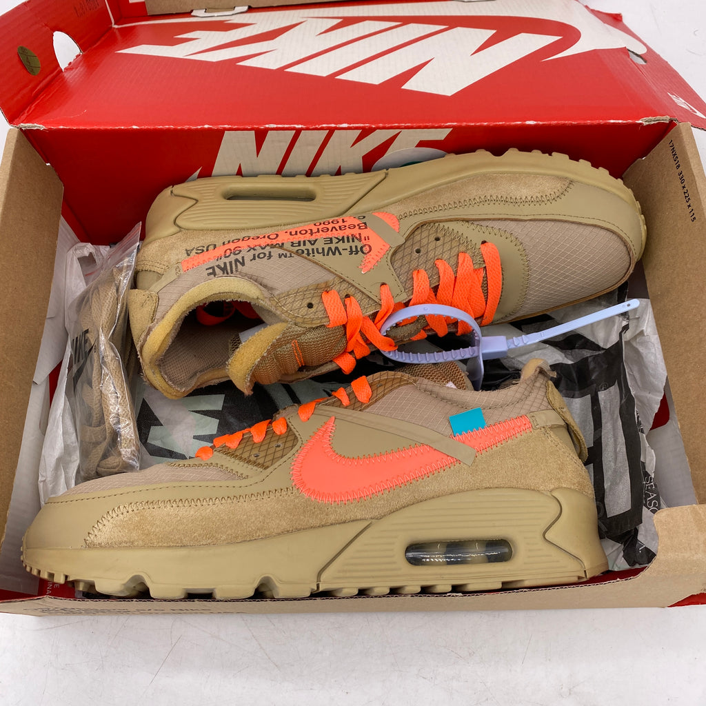 Nike Air Max 90 / OW "Desert Ore" 2019 Used Size 8