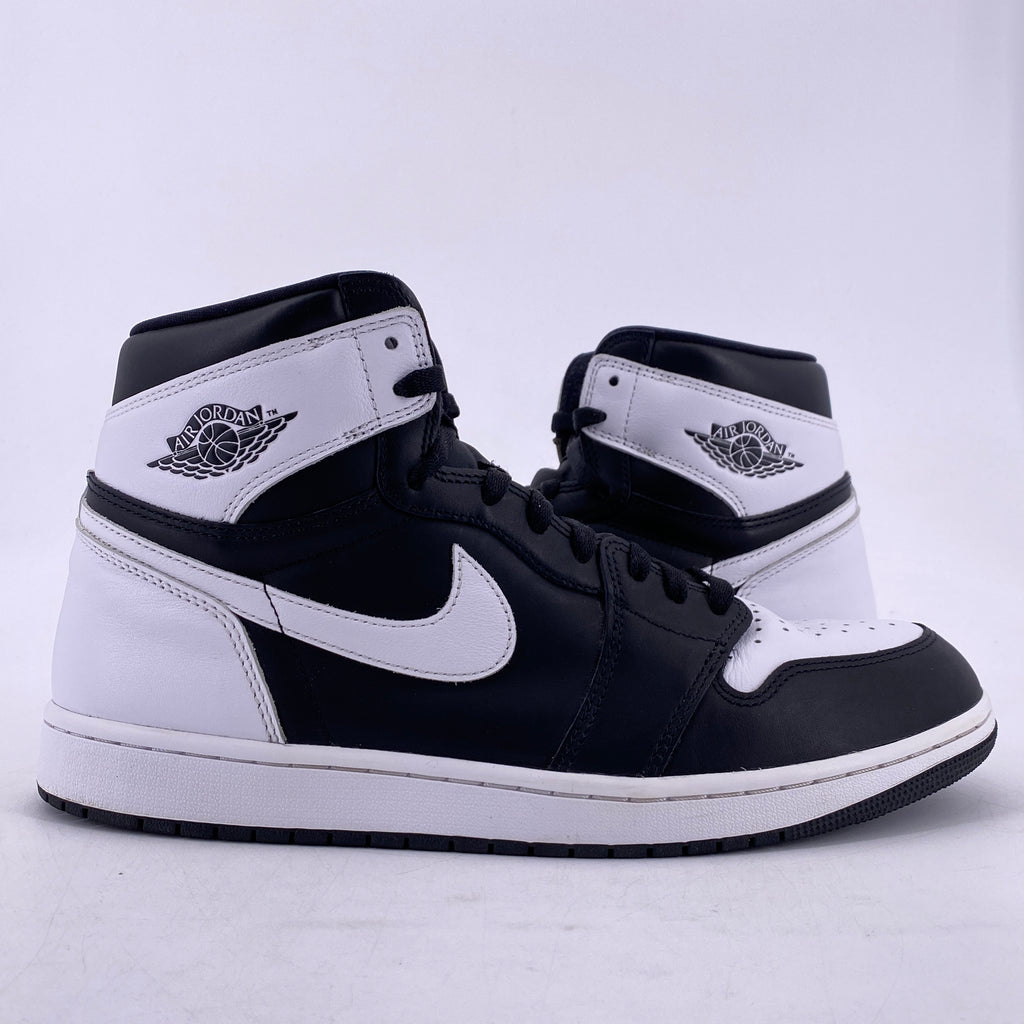 Air Jordan 1 Retro High OG "Black White" 2024 Used Size 13
