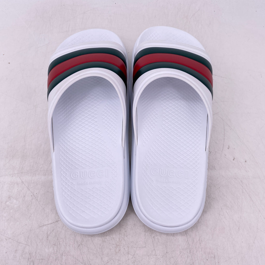 Gucci Slide "Red Green Stripe"  New Size 6G