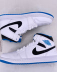 Air Jordan 1 Mid "Laser Blue" 2020 New Size 9.5