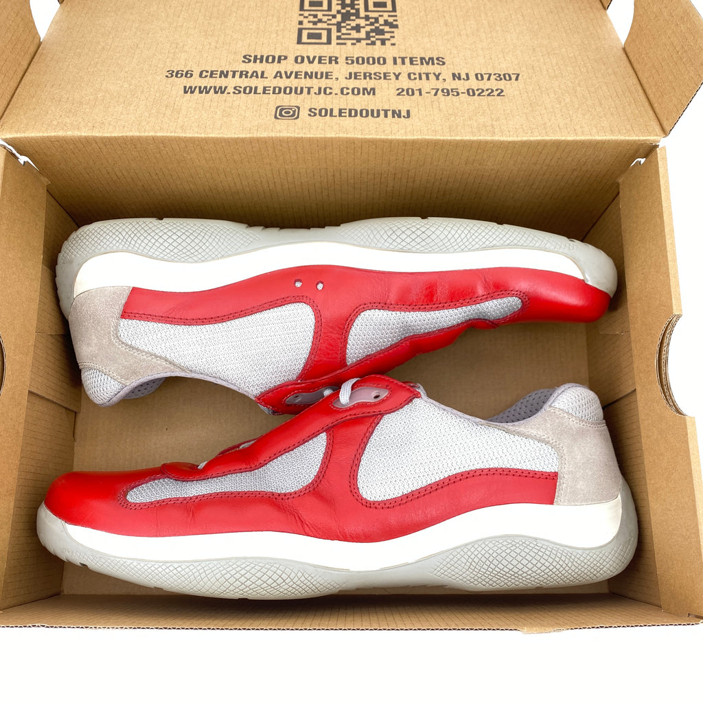 Prada America's Cup "Red"  Used Size 10 Prada