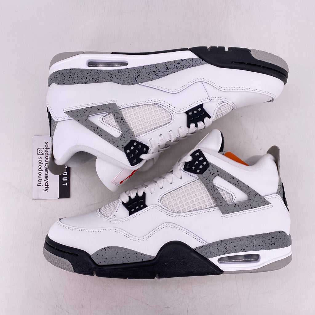 Air Jordan 4 Retro "White Cement" 2025 New Size 10